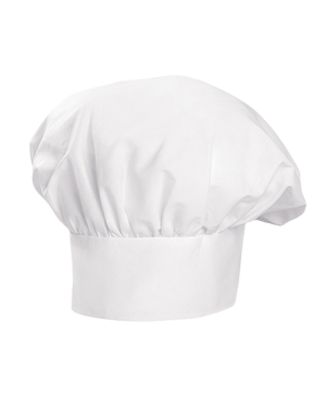 Chapéu de cozinheiro clássico, viscose, 25 cm (embalagem 100 unidades)