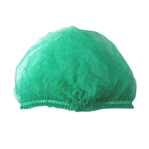 Touca descartável com elástico Verde (tamanho Std) (emb. 100)