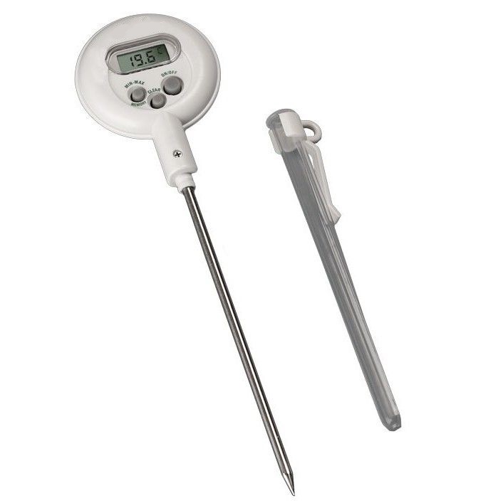 Termómetro electrónico (ideal para óleos e processos de fritura)-0