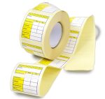 Etiquetas para Alimentos (HACCP) 4x4,5 cm, rolo de 500-0