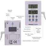 Termómetro de mão com pega, cabo e sonda em Inox (-50ºC a 300ºC)-872